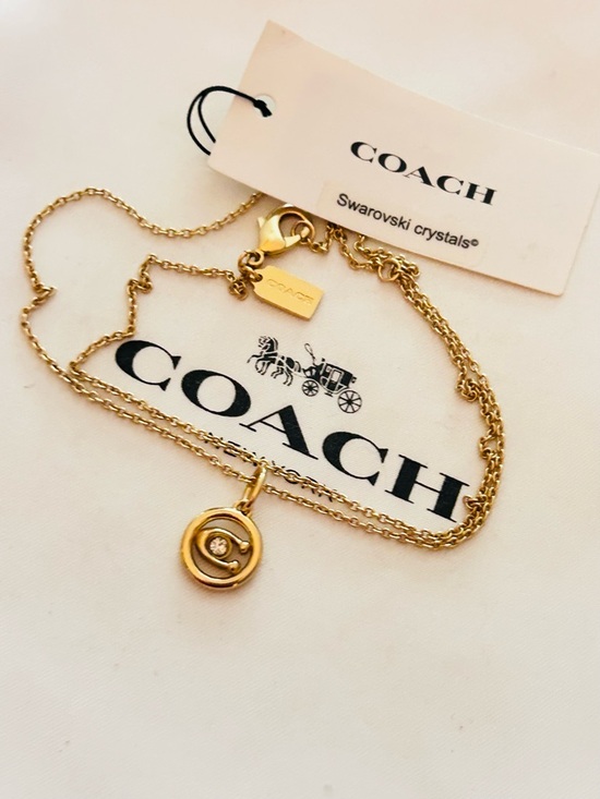 Coach Jewelry - Coach Swarovski Crystal Necklace